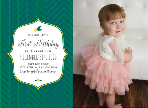 First Birthday Invitations | 40% Off Super Cute Designs - Basic Invite