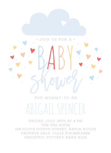 showered with love baby shower invitations l