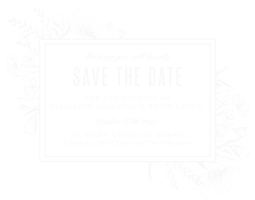save the date cards match your colors style free basic invite