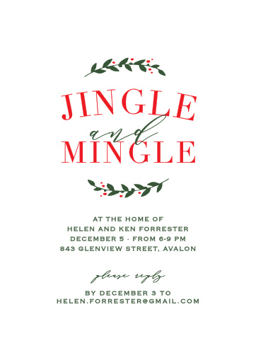 Christmas Party Invitations | Match Your Color &amp; Style Free! - Basic Invite