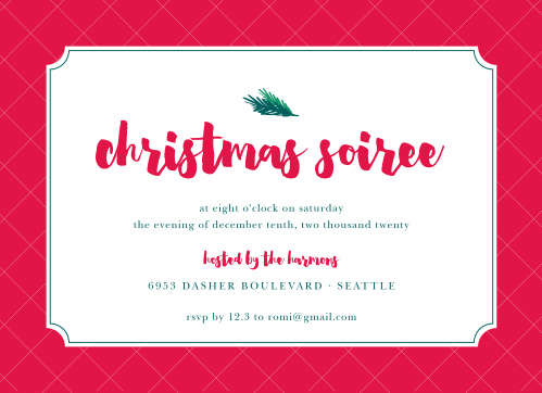 holiday party invitation background