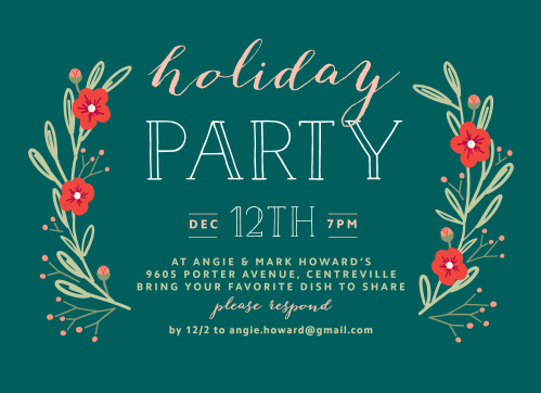 staff dinner invitation