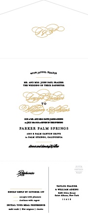 Seal and Send Wedding Invitations, All-in-One Wedding Invitations ...