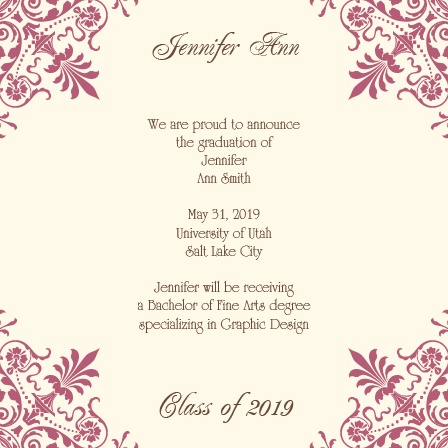 2019 graduation announcements invitations for high school and college