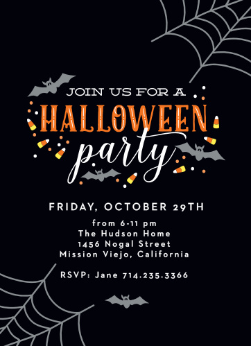 Corporate Halloween Party Invitations 2
