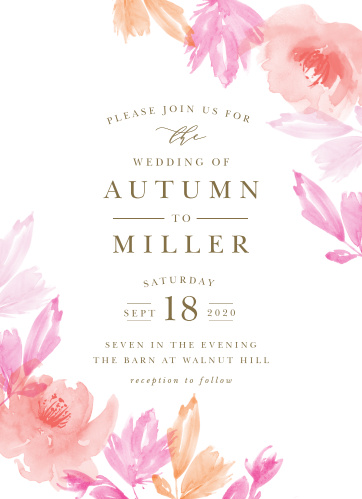 wedding invitations match your color style free