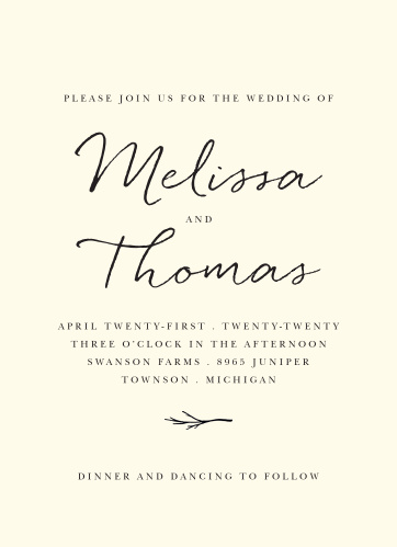 wedding invitations match your color style free