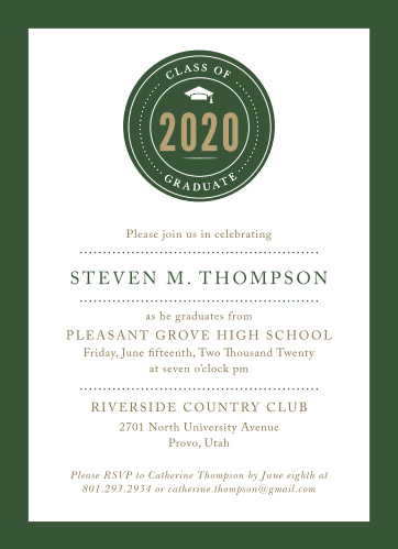 2019 graduation announcements invitations for high school and college