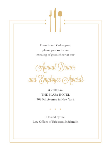 gala invitations corporate event dinner invitations basic invite