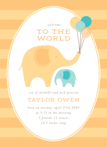 baby boy birth announcements photo and no photo announcements