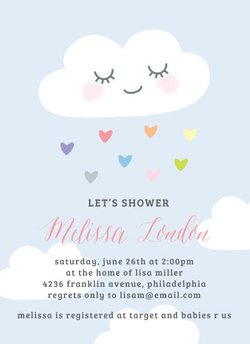 Baby Shower Invitations With Baby Name - Match Your Color &amp; Style Free!