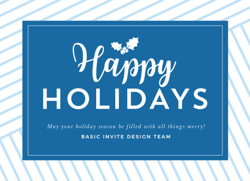 inexpensive business holiday cards match your color style free