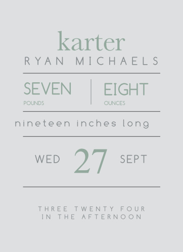 free email birth announcement