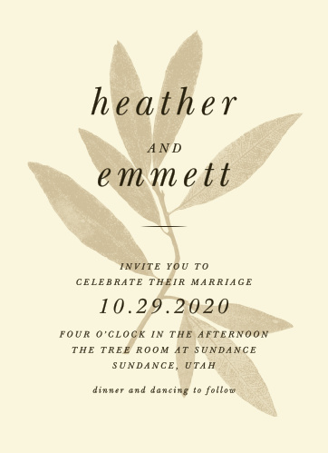 wedding invitations match your color style free