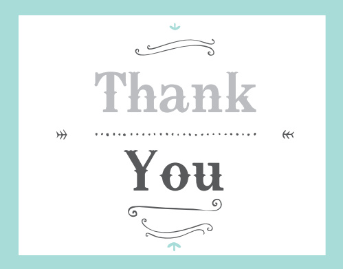 playful ticket baby shower thank you cards