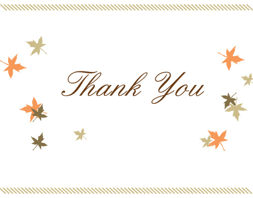 bridal shower thank you cards match your color style free