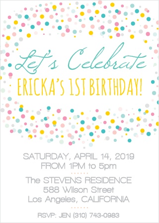 first birthday invitations 40 off super cute designs basic invite