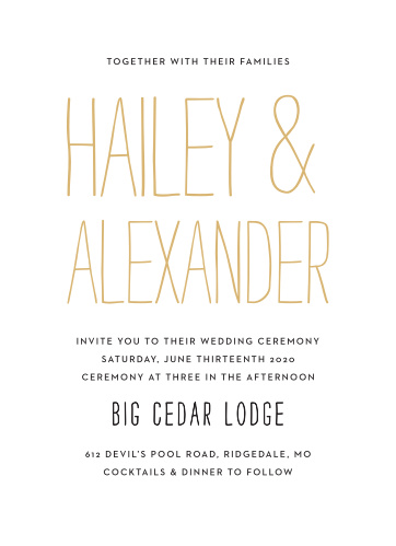 Rustic Type Wedding Invitations Rustic Type Wedding Invitations