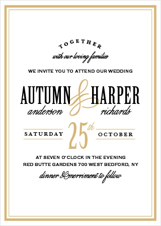 wedding invitation pattern
