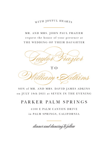 Wedding Invitations | Match Your Color & Style Free!