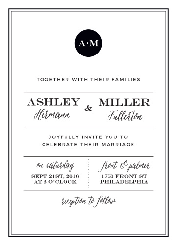 modern elegant save the date cards by basic invite