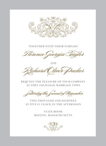 vintage damask wedding invitations l