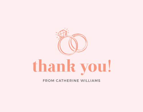 bridal shower thank you