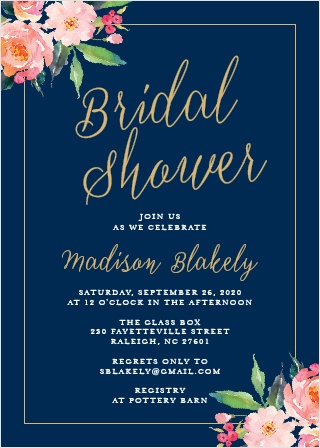 Bridal Shower Invitations and the General Rules