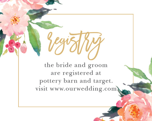 registry card
