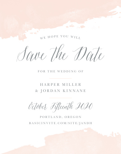 save the date cards match your colors style free basic invite